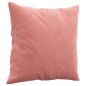 Zierkissen 2 Stk. Rosa 40x40 cm Samt Zierkissen 2 Stk. Rosa 40x40 cm Samt