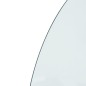 vidaXL Funkenschutzplatte Glas Halbrund 800x500 mm vidaXL Funkenschutzplatte Glas Halbrund 800x500 mm