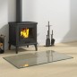 vidaXL Kaminofen Glasplatte Rechteckig 80x50 cm vidaXL Kaminofen Glasplatte Rechteckig 80x50 cm