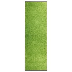 vidaXL Fußmatte Waschbar Grün 60x180 cm 