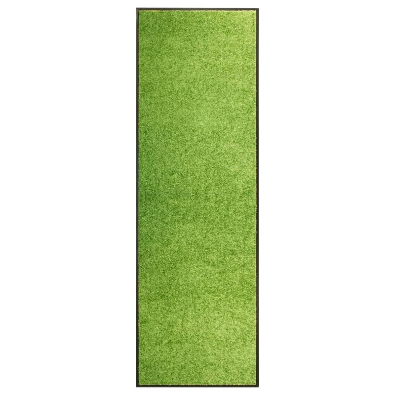 vidaXL Fußmatte Waschbar Grün 60x180 cm vidaXL Fußmatte Waschbar Grün 60x180 cm