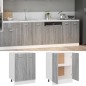 vidaXL Unterschrank Grau Sonoma 60x46x81,5 cm Holzwerkstoff vidaXL Unterschrank Grau Sonoma 60x46x81,5 cm Holzwerkstoff