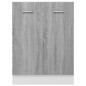 vidaXL Unterschrank Grau Sonoma 60x46x81,5 cm Holzwerkstoff vidaXL Unterschrank Grau Sonoma 60x46x81,5 cm Holzwerkstoff