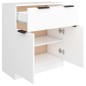 vidaXL Sideboard Weiß 60x30x70 cm Holzwerkstoff vidaXL Sideboard Weiß 60x30x70 cm Holzwerkstoff