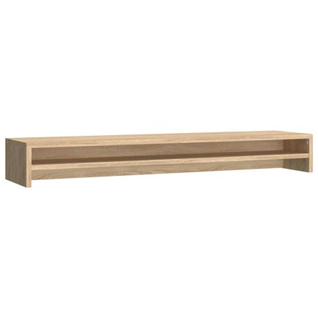 vidaXL Monitorständer Sonoma-Eiche 100x24x13 cm Holzwerkstoff