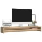 vidaXL Monitorständer Sonoma-Eiche 100x24x13 cm Holzwerkstoff vidaXL Monitorständer Sonoma-Eiche 100x24x13 cm Holzwerkstoff