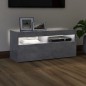 vidaXL TV-Schrank mit LED-Leuchten Betongrau 90x35x40 cm vidaXL TV-Schrank mit LED-Leuchten Betongrau 90x35x40 cm