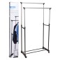 Storage solutions Kleiderständer Doppelt mit Rollen Verstellbar Storage solutions Kleiderständer Doppelt mit Rollen Verstellbar