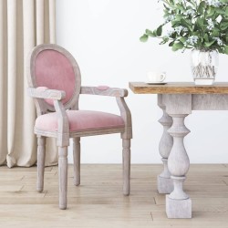 vidaXL Esszimmerstuhl Rosa 54x56x96,5 cm Samt