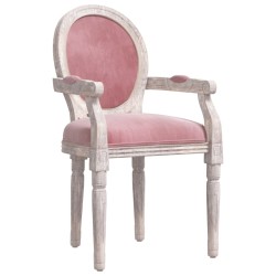 vidaXL Esszimmerstuhl Rosa 54x56x96,5 cm Samt