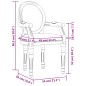 vidaXL Esszimmerstuhl Rosa 54x56x96,5 cm Samt vidaXL Esszimmerstuhl Rosa 54x56x96,5 cm Samt