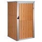 vidaXL Gerätehaus Braun 88x89x161 cm Verzinkter Stahl vidaXL Gerätehaus Braun 88x89x161 cm Verzinkter Stahl