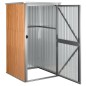 vidaXL Gerätehaus Braun 88x89x161 cm Verzinkter Stahl vidaXL Gerätehaus Braun 88x89x161 cm Verzinkter Stahl