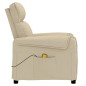 Massagesessel Creme Stoff Massagesessel Creme Stoff