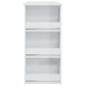 vidaXL Bartisch mit Regal Hochglanz-Weiß 102x50x103,5 cm vidaXL Bartisch mit Regal Hochglanz-Weiß 102x50x103,5 cm