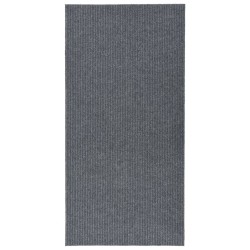 vidaXL Schmutzfangläufer Grau 100x200 cm