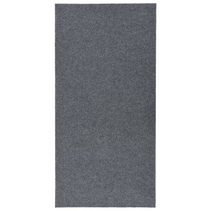 vidaXL Schmutzfangläufer Grau 100x200 cm