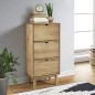 vidaXL Schuhschrank OTTA mit 3 Schubladen Braun Massivholz Kiefer vidaXL Schuhschrank OTTA mit 3 Schubladen Braun Massivholz Kiefer