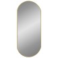 vidaXL Wandspiegel Golden 80x35 cm Oval vidaXL Wandspiegel Golden 80x35 cm Oval