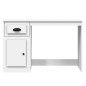 vidaXL Schreibtisch mit Schublade Weiß 115x50x75 cm Holzwerkstoff vidaXL Schreibtisch mit Schublade Weiß 115x50x75 cm Holzwerkstoff