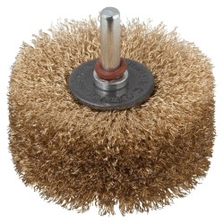wolfcraft Holz-Struktur-Bürste 80 mm Gelb