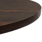 vidaXL Bistrotisch MDF und Stahl Rund 80×75 cm Dunkle Esche vidaXL Bistrotisch MDF und Stahl Rund 80×75 cm Dunkle Esche