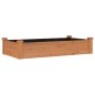 vidaXL Hochbeet mit Einsatz Braun 120x60x25 cm Massivholz Tanne vidaXL Hochbeet mit Einsatz Braun 120x60x25 cm Massivholz Tanne