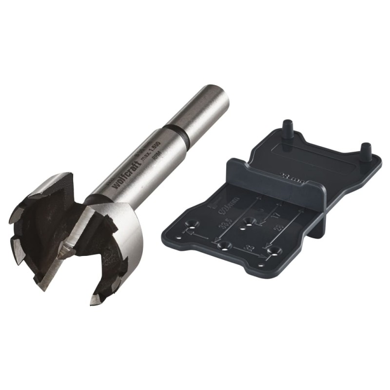 wolfcraft 2-tlg. Forstnerbohrer-Set Schwarz wolfcraft 2-tlg. Forstnerbohrer-Set Schwarz