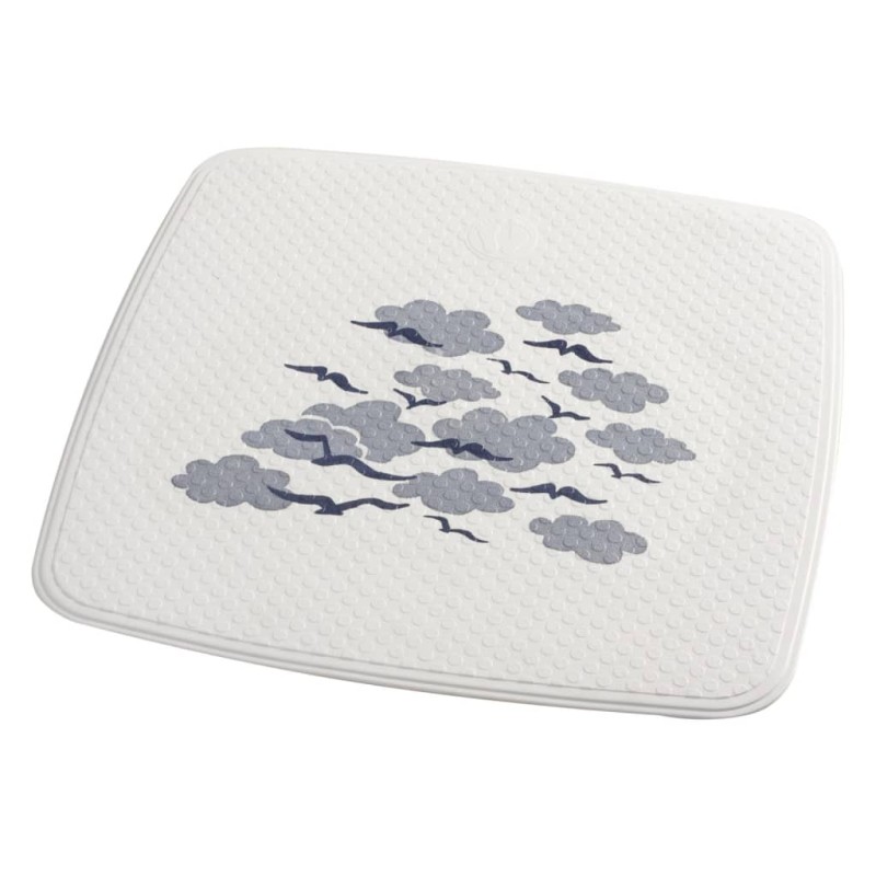 RIDDER Duscheinlage Helgoland 54x54 cm Weiß und Blau RIDDER Duscheinlage Helgoland 54x54 cm Weiß und Blau