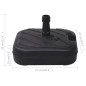 vidaXL Sonnenschirmständer Sand/Wasser 24 L Schwarz vidaXL Sonnenschirmständer Sand/Wasser 24 L Schwarz
