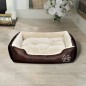 vidaXL Hundebett Braun und Beige XXL vidaXL Hundebett Braun und Beige XXL