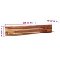 vidaXL Wandregale 2 Stk. 169 x 26 x 20 cm Massivholz vidaXL Wandregale 2 Stk. 169 x 26 x 20 cm Massivholz
