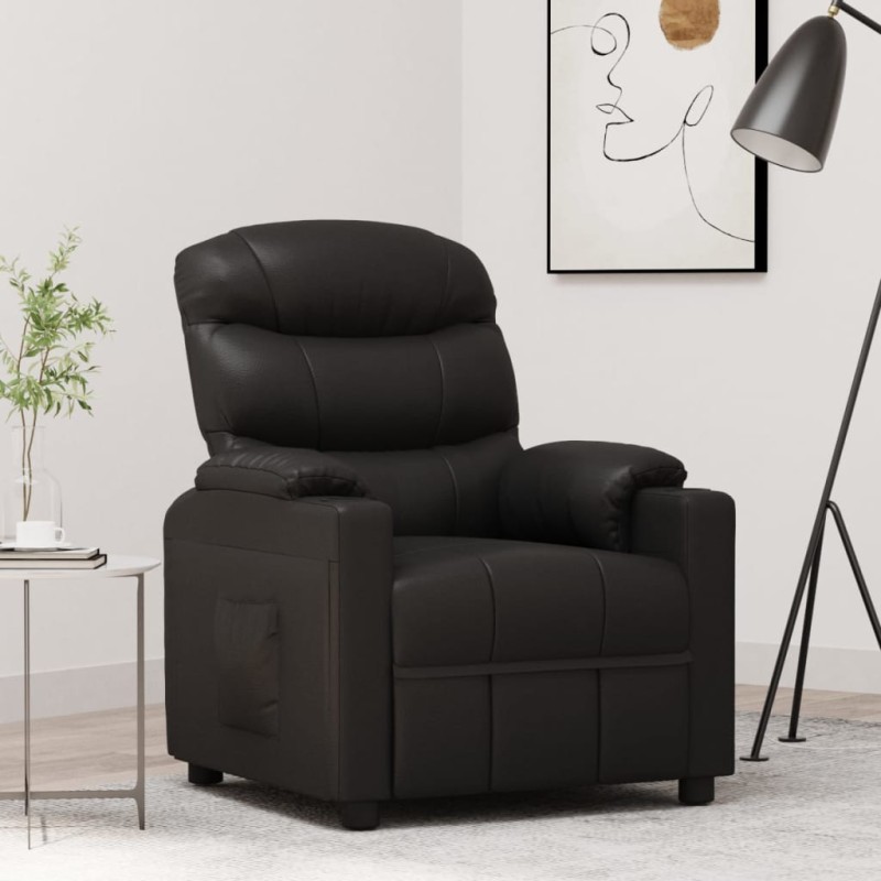 Relaxsessel Schwarz Kunstleder Relaxsessel Schwarz Kunstleder