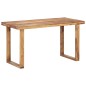 vidaXL Esstisch 140 x 70 x 76 cm Massivholz vidaXL Esstisch 140 x 70 x 76 cm Massivholz