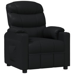 Relaxsessel Schwarz Kunstleder