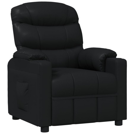 Relaxsessel Schwarz Kunstleder
