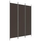 vidaXL 3-tlg. Paravent Braun 150x200 cm Stoff vidaXL 3-tlg. Paravent Braun 150x200 cm Stoff
