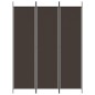 vidaXL 3-tlg. Paravent Braun 150x200 cm Stoff vidaXL 3-tlg. Paravent Braun 150x200 cm Stoff