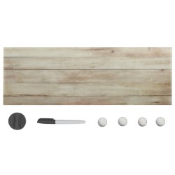 vidaXL Magnettafel Wandmontage Glas 60x20 cm