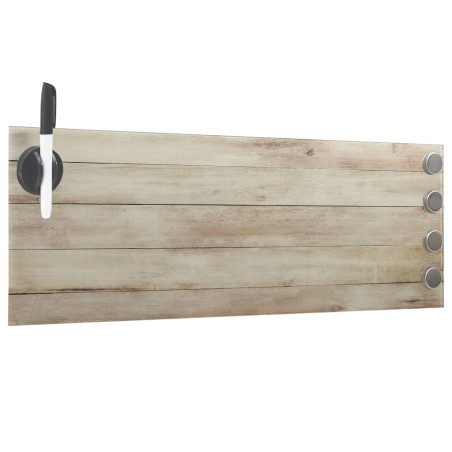 vidaXL Magnettafel Wandmontage Glas 60x20 cm