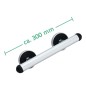 RIDDER Haltegriff Premium 30 cm Aluminium Chrom und Schwarz RIDDER Haltegriff Premium 30 cm Aluminium Chrom und Schwarz