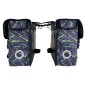 Willex Fahrradtaschen Eco 34 L Grün und Lila Willex Fahrradtaschen Eco 34 L Grün und Lila
