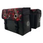 Willex Fahrradtaschen Fire 30 L Tarpaulin Rot und Schwarz Willex Fahrradtaschen Fire 30 L Tarpaulin Rot und Schwarz