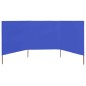 vidaXL 3-teiliges Windschutzgewebe 400 x 80 cm Azurblau vidaXL 3-teiliges Windschutzgewebe 400 x 80 cm Azurblau