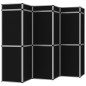 vidaXL 18-Panel Messewand Faltdisplay 362×200 cm Schwarz vidaXL 18-Panel Messewand Faltdisplay 362×200 cm Schwarz