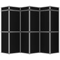 vidaXL 18-Panel Messewand Faltdisplay 362×200 cm Schwarz vidaXL 18-Panel Messewand Faltdisplay 362×200 cm Schwarz