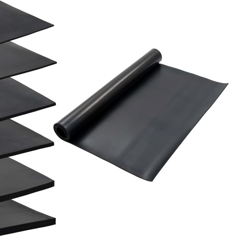 vidaXL Bodenmatte Rutschfest Gummi 1,2x2 m 6 mm Glatt vidaXL Bodenmatte Rutschfest Gummi 1,2x2 m 6 mm Glatt