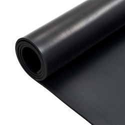vidaXL Bodenmatte Rutschfest Gummi 1,2x2 m 6 mm Glatt