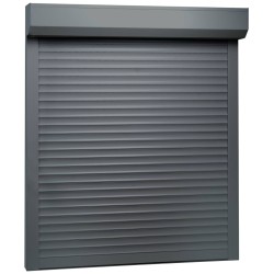 vidaXL Rollladen Aluminium 100x120 cm Anthrazit