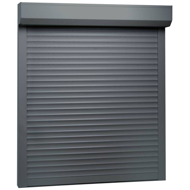 vidaXL Rollladen Aluminium 100x120 cm Anthrazit